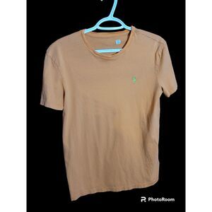 Ralph Lauren Polo‎ Orange T-shirt Boys Size L ( Tag Is Faded inside) (B71)